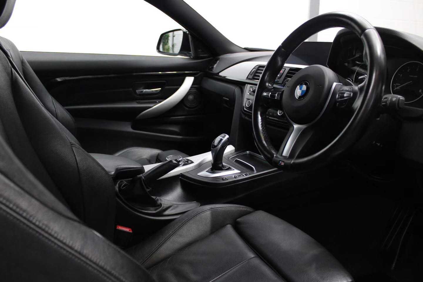 BMW interior after full interior detail